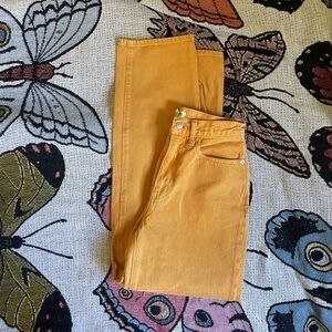 madewell baggy straight jeans